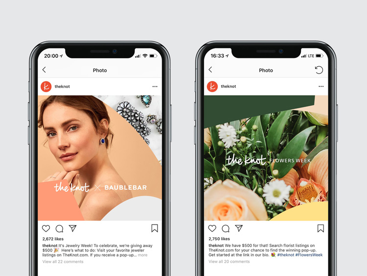 TheKnot婚禮策劃服務公司品牌形象升級改造案例,方案涉及廣告語和logo設計