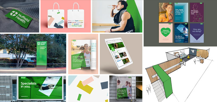 醫療保健和健身連鎖品牌，整套專業vi設計分析