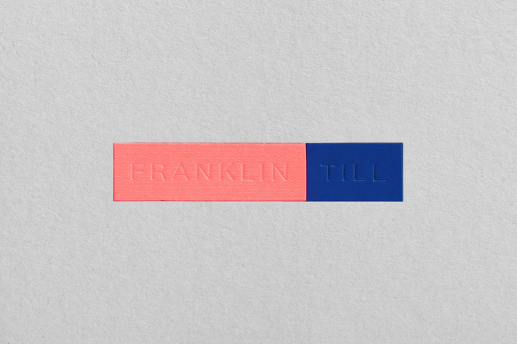 FranklinTill用顏色條塑造全新品牌形象設計，簡約大氣