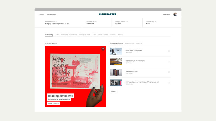 Kickstarter品牌設計方案,品牌視覺創意設計分析