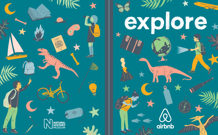 自然歷史博物館中的兒童活動IP動漫形象設計