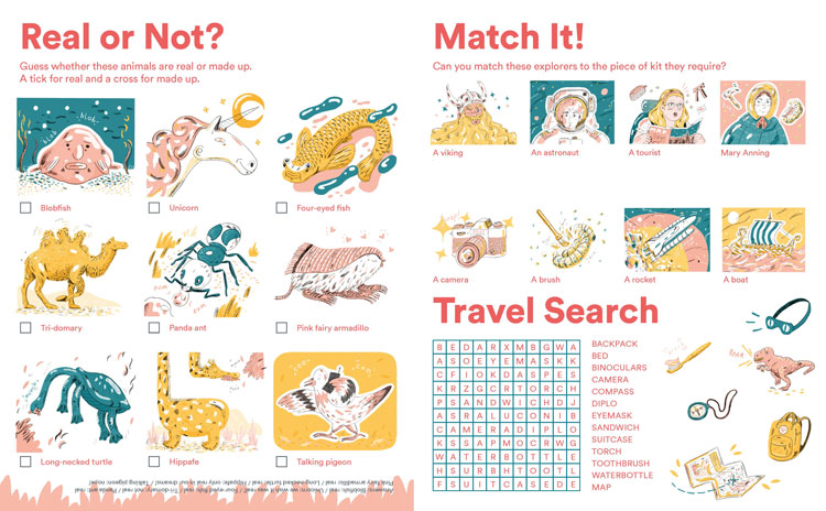 自然歷史博物館中的兒童活動IP動漫形象設計