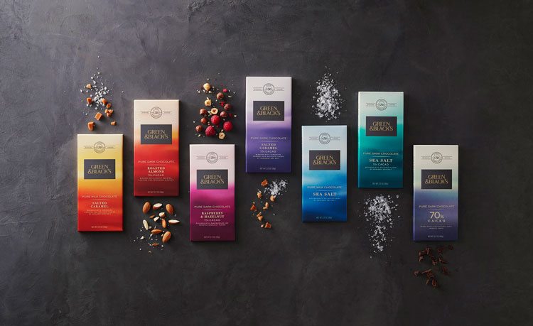 巧克力品牌視覺VI形象設計，放縱和奢華