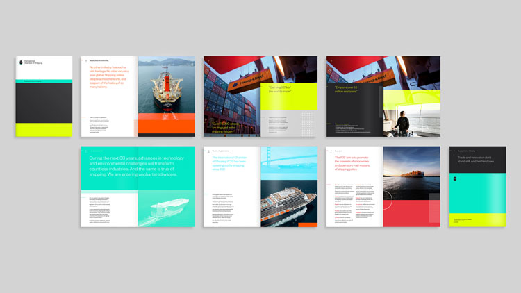 工會國際航運商會logo設(shè)計,創(chuàng)新的vi形象設(shè)計