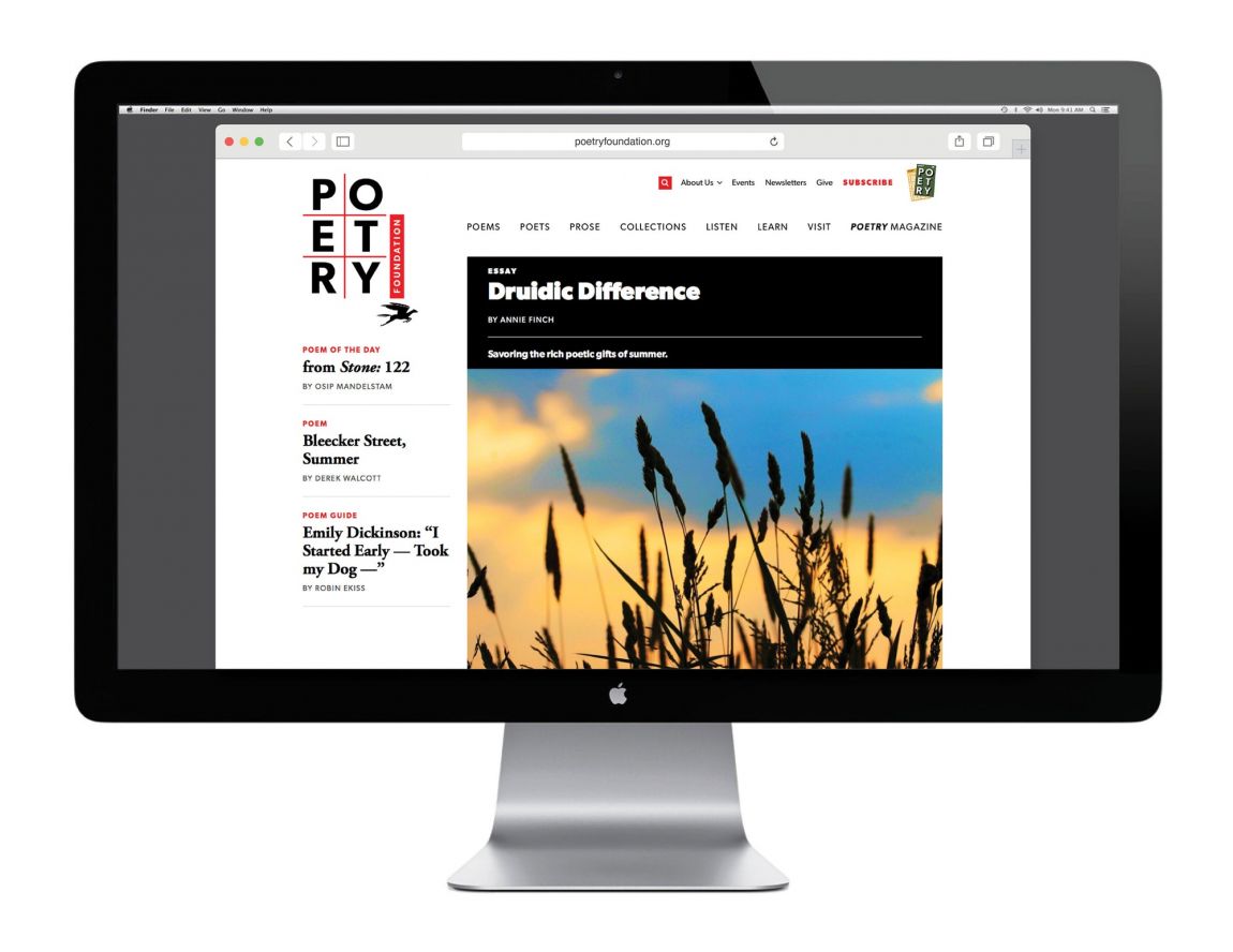 美國詩歌基金會vi視覺形象設計，千變萬化