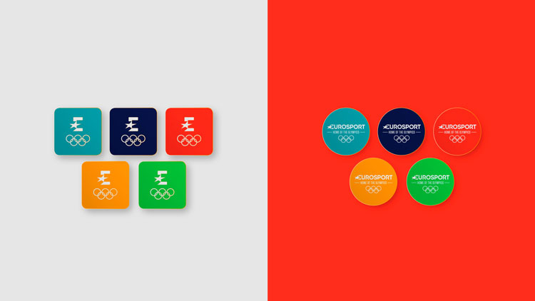 歐洲體育電視臺奧運會報道vis視覺識別系統(tǒng)設(shè)計