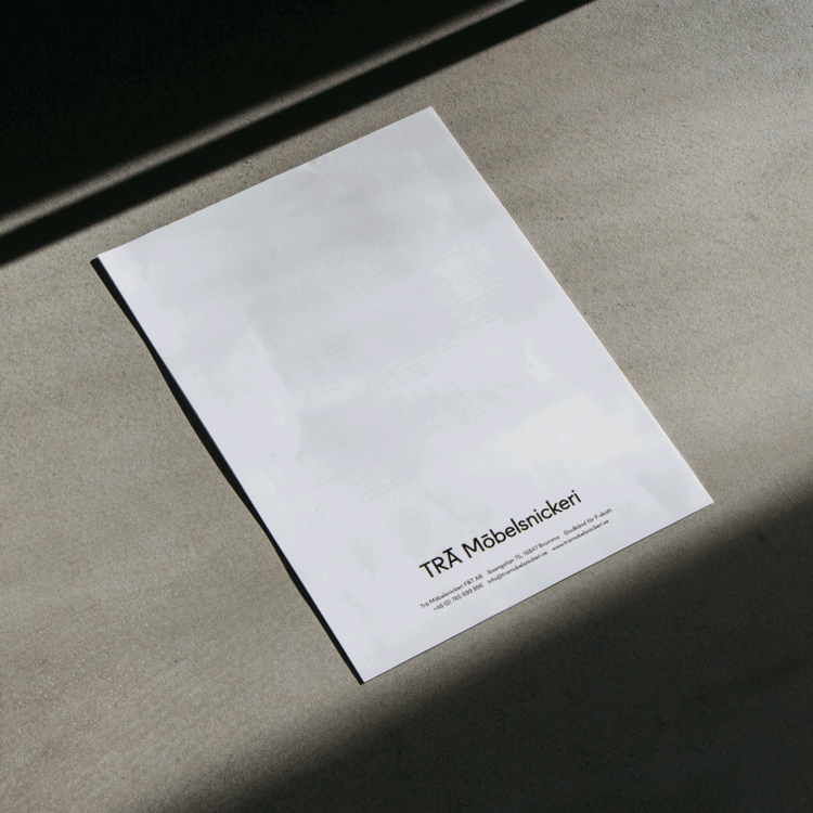 瑞典Tra木材加工公司logo設(shè)計(jì)案例