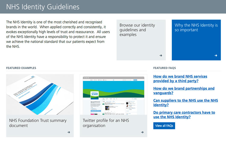 英國NHS醫(yī)院vi設(shè)計,醫(yī)院logo設(shè)計