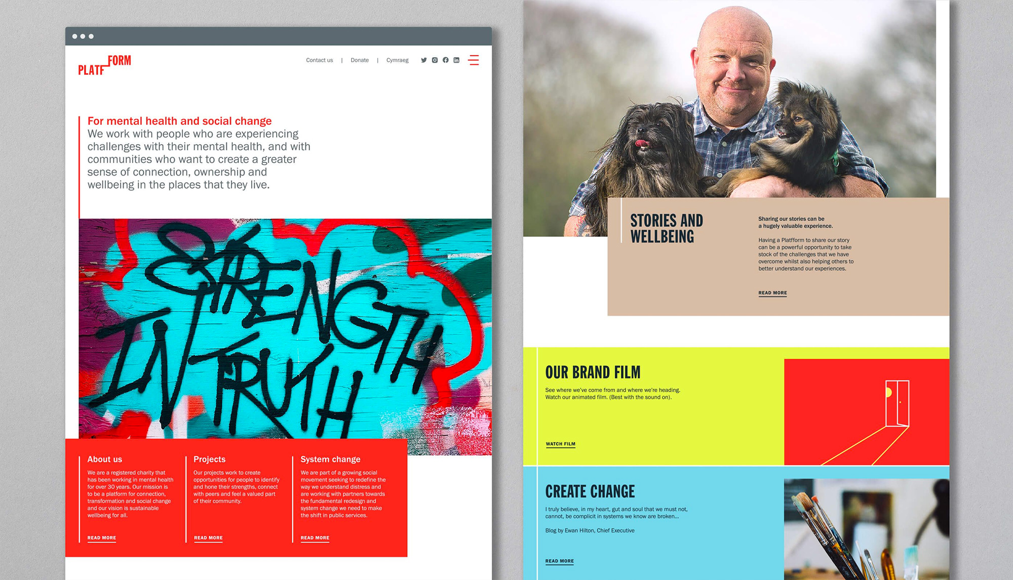 Platfform 精神健康慈善機構(gòu)視覺識別設(shè)計