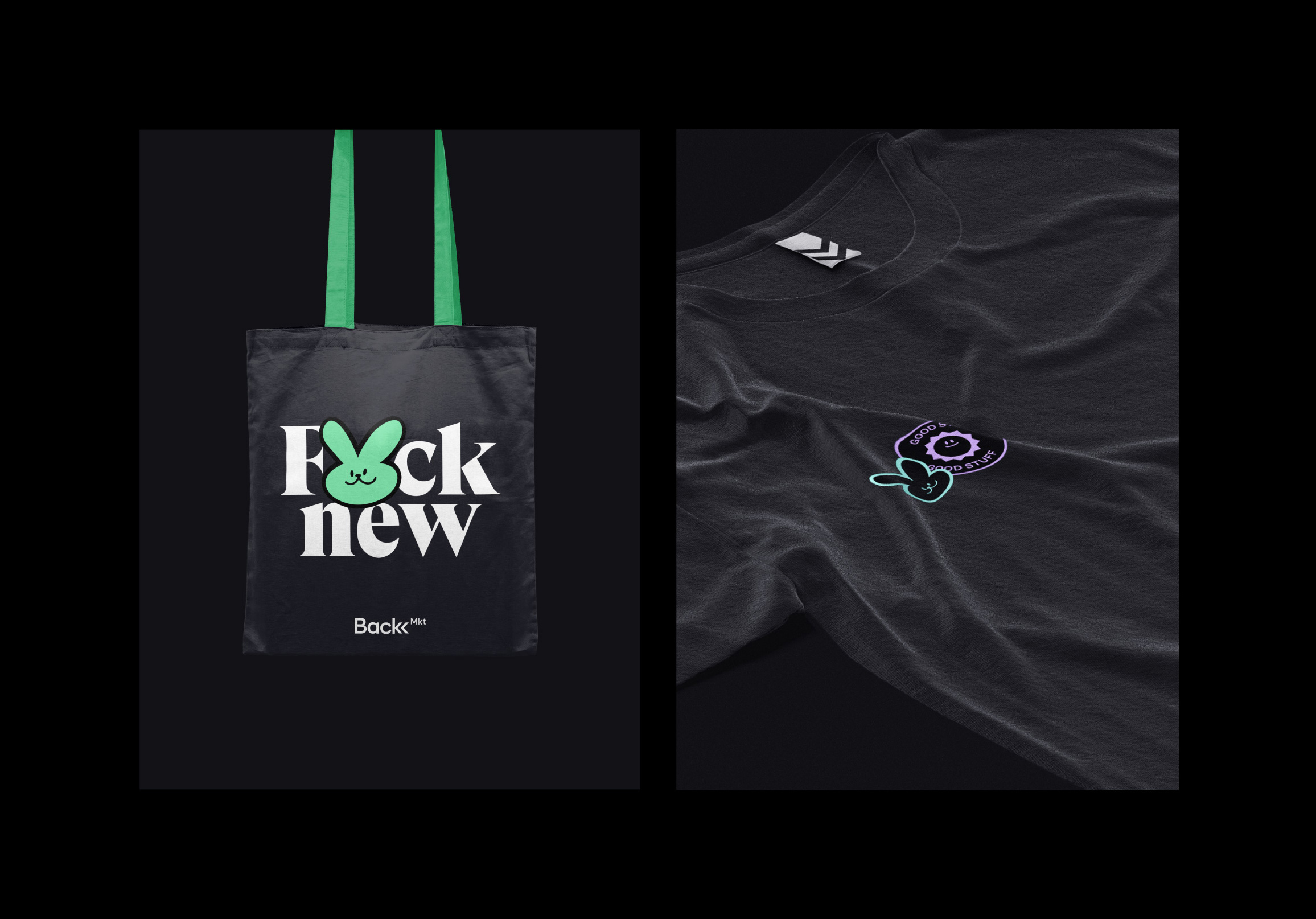 Back Market電子設備翻新服務商公司vi設計，手提袋設計