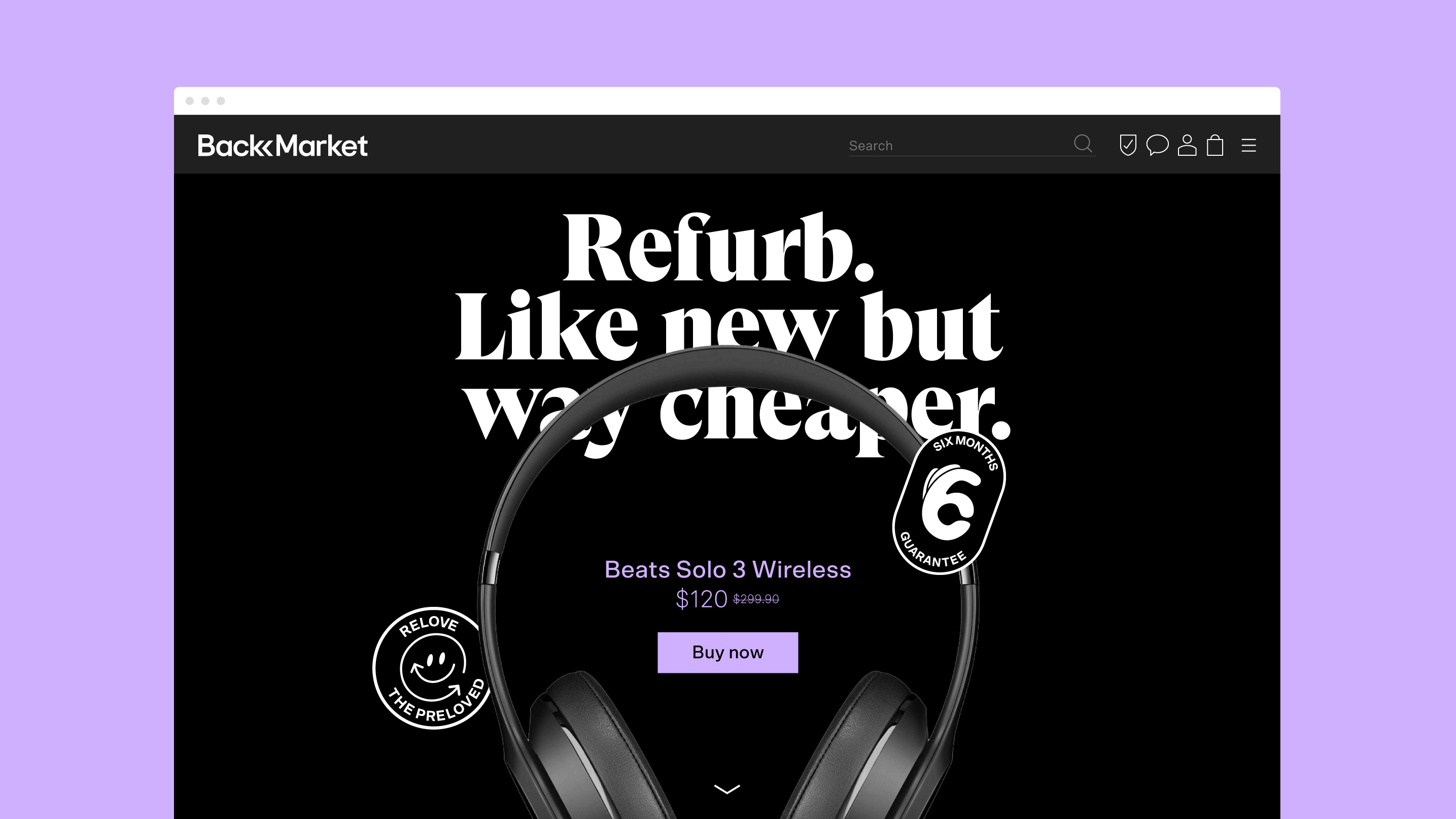 Back Market電子設備翻新服務商公司vi設計，網(wǎng)站設計